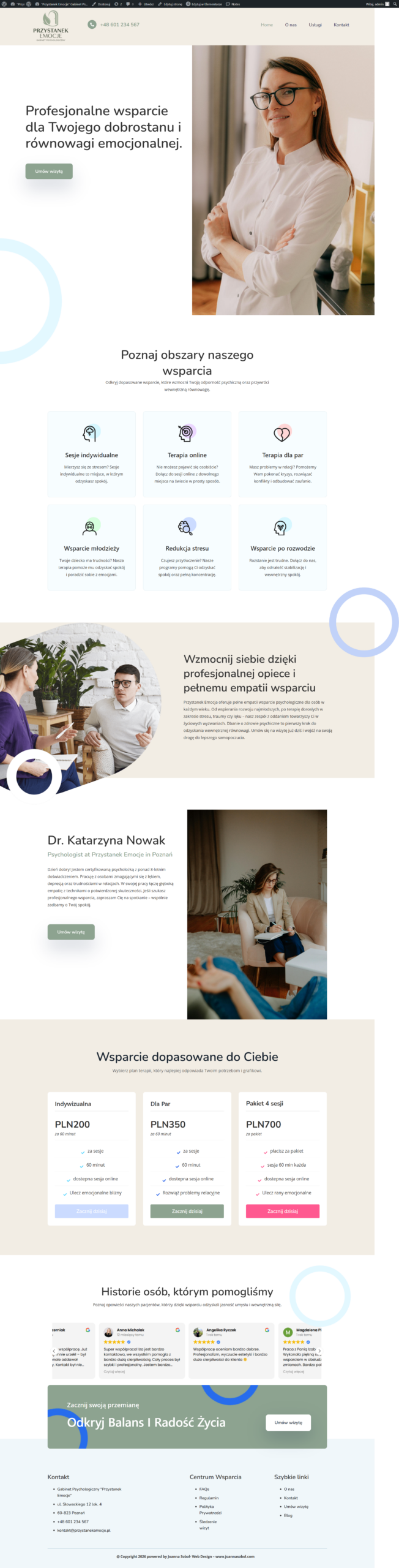 Realizacja Przystanek Emocja - Psycholog